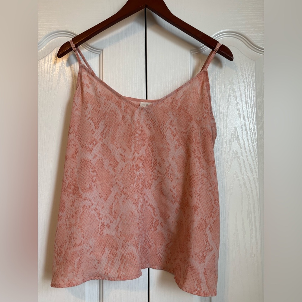 a new day orange  Snake Print Cami Top